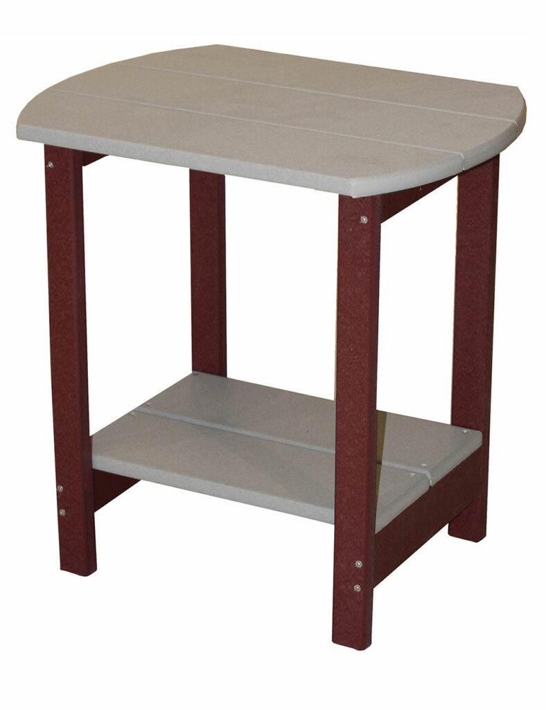 90 Oval End Table Tall