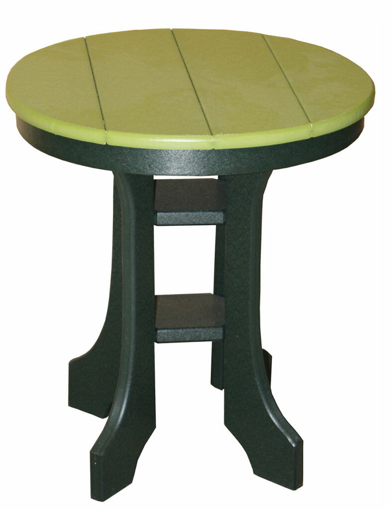 88 Round End Table Tall
