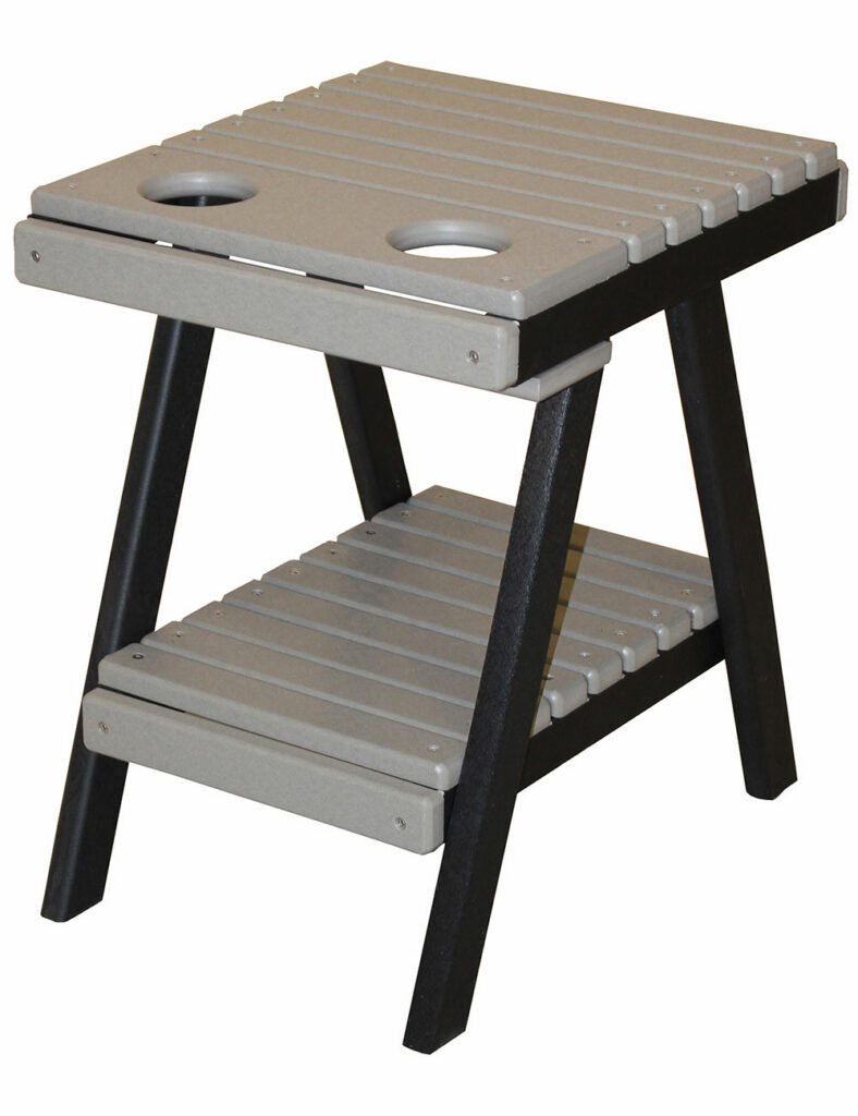 91 Slatted End Table Tall